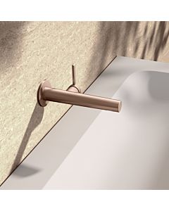 KEUCO Edition 400 mitigeur de lavabo 51516291101 encastré, saillie 19,7 cm, or rouge brossé