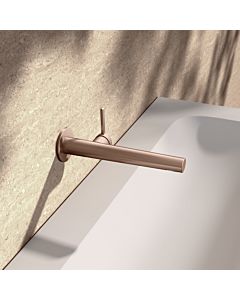 KEUCO Edition 400 mitigeur de lavabo 51516292101 encastré, saillie 24,3 cm, or rouge brossé