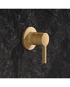 KEUCO Edition 400 single lever mixer 51551250001 flush-mounted, brushed brass