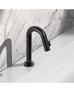 Robinet d&#39;eau froide KEUCO IXMO 110 59508372101 noir mat, hauteur du bec 105 mm, sans tirette