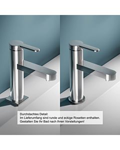 Keuco IXMO Flat 210 Waschtischarmatur 59510013100 Ausladung 159mm, ohne Ablaufgarnitur, verchromt