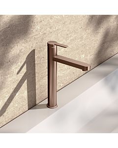 KEUCO IXMO Mitigeur monocommande de lavabo plat 59510293100 saillie 159mm, sans garniture de vidange , or rouge brossé