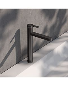 KEUCO IXMO Mitigeur monocommande de lavabo plat 59510353100 saillie 159mm, sans garniture de vidange , noir titane brossé