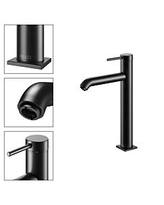 Keuco IXMO Soft 210 Black Selection mitigeur lavabo 59510372100 sans garniture de vidange , noir