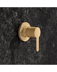 KEUCO IXMO Fertigmontageset 59551250301 Unterputz-Einhebelmischer, rund, messing gebürstet