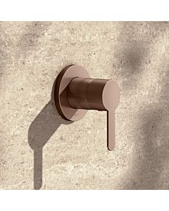 KEUCO IXMO final assembly set 59551290301 concealed single-lever mixer, round, brushed rose gold