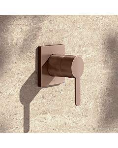 KEUCO IXMO Fertigmontageset 59551290302 Unterputz-Einhebelmischer, eckig, rotgold gebürstet