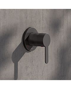 KEUCO IXMO trim kit 59551350301 concealed single lever mixer, round, brushed titanium black