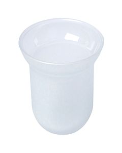 Keuco Glas Einsatz 01669009000 Echtkristall mattiert, für WC Bürstengarnitur