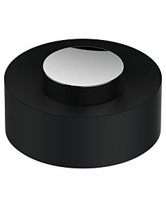 Keuco Plan couvercle en plastique 04989170137 en vrac, couvercle noir-gris, poignée en aluminium peint