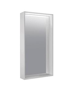 Keuco Plan light mirror 07898171003 460x850x105mm, 26 + 25 watt, silver-stained-anodized, mirror heating
