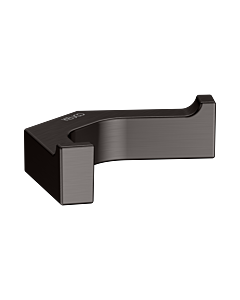 KEUCO Edition 11 Handtuchhaken doppelt 11115350000 doppelt, Titanschwarz gebürstet