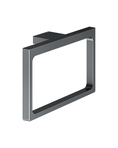 Keuco anneau Edition 11 serviettes match0 11121130000 chrome noir brossé