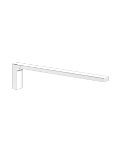 Keuco Edition 11 towel rail 11122030000 projection 340mm, 2000 -part., fixed, brushed bronze