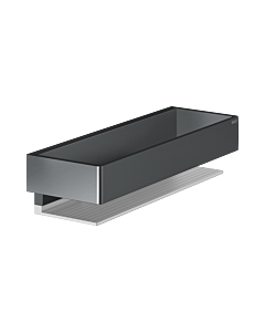 panier de Keuco match0 11158130000 chrome noir brossé, longueur latérale 300 mm