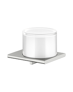 KEUCO Edition 400 Seifenspender 11552219000 with frosted glass, stainless steel finish/white