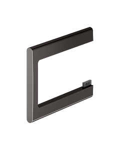 KEUCO Edition 400 Toilettenpapierhalter 11562350000 offene Form, Titanschwarz gebürstet