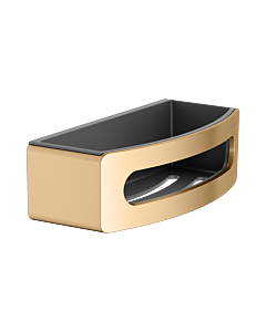 Keuco Elegance panier éponge 11658, 11658250001 insert anthracite, laiton brossé