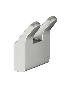 KEUCO Moll Handtuchhaken 12713210000 doppelt, Edelstahl-finish