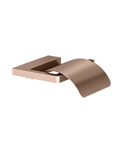 KEUCO Moll Toilettenpapierhalter 12760290000 mit Deckel, Rotgold gebürstet