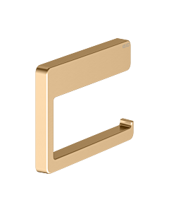 KEUCO Moll Toilettenpapierhalter 12762250000 schwenkbar, offene Form, Messing gebürstet