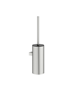 KEUCO Moll Toilettenbürstengarnitur 12769210101 mit Metallgehäuse, Bürste mit Deckel, Wand, Edelstahl-finish/anthrazit