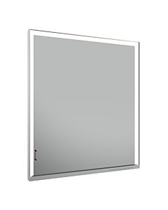 Keuco Royal Lumos mirror cabinet 14311172103 650 x 735 x 165 mm, wall installation, silver anodized, long door