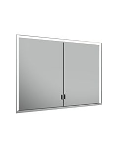 Keuco Royal Lumos mirror cabinet 14314172303 1000 x 735 x 165 mm, wall installation, silver anodized, 2 long doors