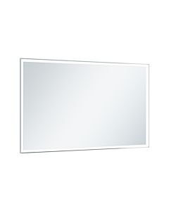Keuco miroir Royal Lumos 14598173503 1000x650x60mm, 65 + 60 watts, anodisé teinté d&#39;argent, miroir chauffant