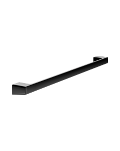 KEUCO AVENO Badetuchhalter 14601370800 80 cm, zum Kleben/Schrauben, schwarz matt