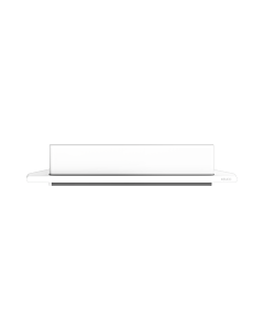 KEUCO AVENO Eckduschablage 14657510100 mit Duschabzieher, zum Kleben/Schrauben, weiß matt