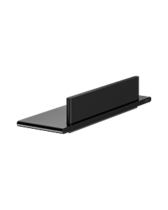 KEUCO AVENO Duschablage 14659370000 mit Duschabzieher, 32,8 cm, zum Kleben/Schrauben, schwarz matt