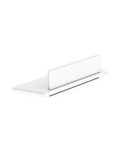 KEUCO AVENO Duschablage 14659510000 mit Duschabzieher, 32,8 cm, zum Kleben/Schrauben, weiß matt