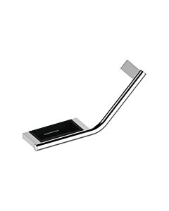 Keuco Plan Haltegriff 14909071037 edelstahl/schwarzgrau, mit Seifenablage, rechts