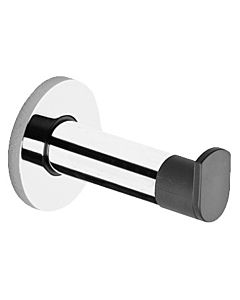 Keuco Handtuchhaken Plan 14911170000 Aluminium silber-eloxiert, mit Türpuffer schwarz