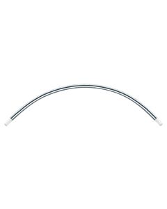 Keuco Rohrbogen Plan 14925170000 90°, für Viertelkreis Duschwanne, Alu silber elox.