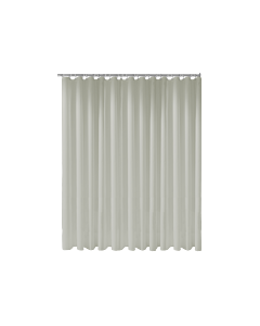 Keuco Duschvorhang Plan uni 14943000220 200 x 180 cm, 11 Ösen, ecru