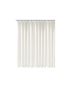 Keuco Duschvorhang Plan Flame CS 14943000420 200 x 180 cm, 11 Ösen, wollweiss