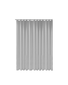 Keuco Plan uni Duschvorhang 14944000320 200 x 200 cm, 11 Ösen, lichtgrau