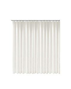 Keuco Duschvorhang Plan Flame CS 14944000430 300 x 200 mm, 16 Ösen, wollweiss