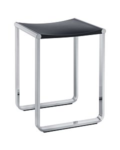 Keuco Hocker Plan 14982170037  Aluminium silber eloxiert/ schwarzgrau