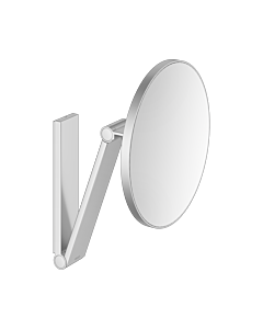Miroir cosmétique Keuco iLook_move 17612170000, grossissement x5, Ø 212 mm, finition aluminium