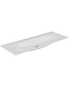 Keuco Waschtisch Edition 11 31160311403 1405 x 17 x 538 mm, weiss CleanPlus, 3 Hahnlöcher