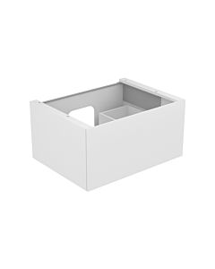 Keuco Edition 11 vasque 31241270100 70 x 35 x 53,5 cm, avec éclairage LED, blanc , verre satiné match2