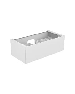 Keuco Edition 11 Waschtischunterschrank 31251140000 105 x 35 x 53,5 cm, Lack Seidenmatt, Glas Trüffel klar