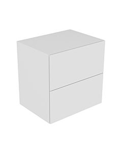 Keuco Edition 11 sideboard 31323330100 70 x 70 x 53.5 cm, with LED lighting, brushed black lacquer