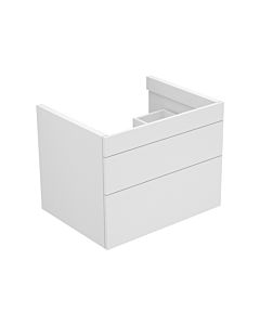 Keuco Edition 400 Unterschrank 31541380000 70x54,6x53,5cm, 2 Auszüge, weiß Strukturklack