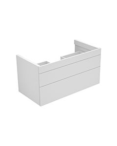 Keuco Edition 400 Unterschrank 31551380000 105x54,6x53,5cm, 2 Auszüge, weiß Strukturlack