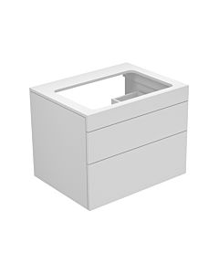 Keuco Edition 400 Waschtischunterbau 31571110000 70x54,6x53,5cm, Glasplatte glanz, anthrazit