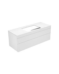 Keuco Edition 400 Waschtischunterbau 31573860100 140x54,6x53,5cm, mit Hahnloch, Eiche Anthrazit